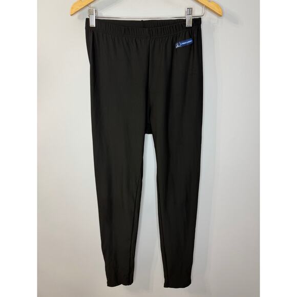 De Marchi Tights Black Base Layer Zip Ankle Stretch Men's L - Picture 1 of 10